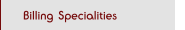 Billing Specialities